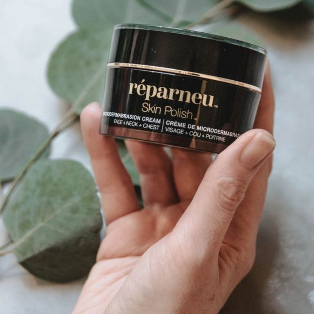 INFINITEALOE Skin Polish Face and Neck exfoliation